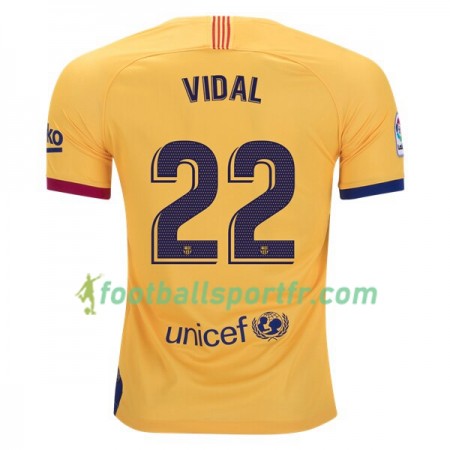 Tenue Barcelone Arturo Vidal 22 Exterieur 2019-2020 Maillot de Foot